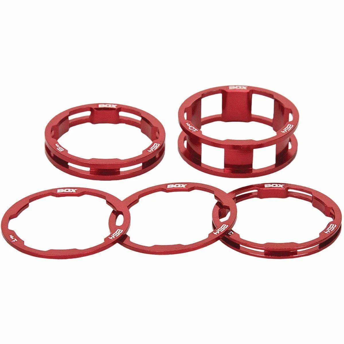 Box One Stem Spacer Kit Red